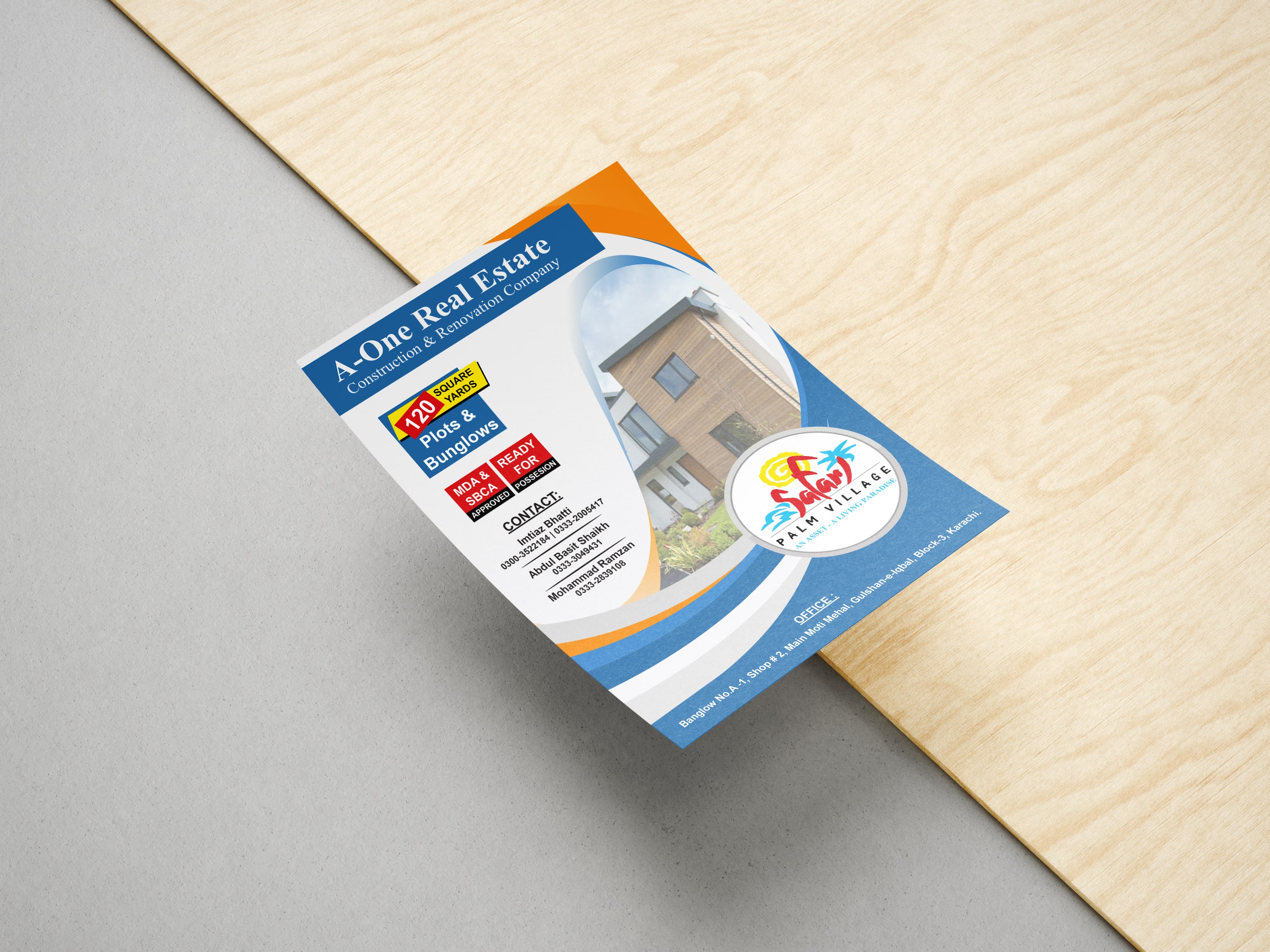 A5 Flyer Catalog Design for Business Promotion in Riyadh