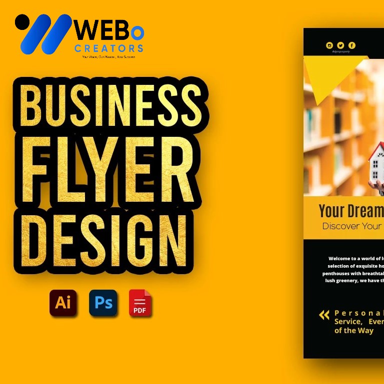 Creative Flyer Design for Moving Company in Riyadh | Flyer for Removals Services
