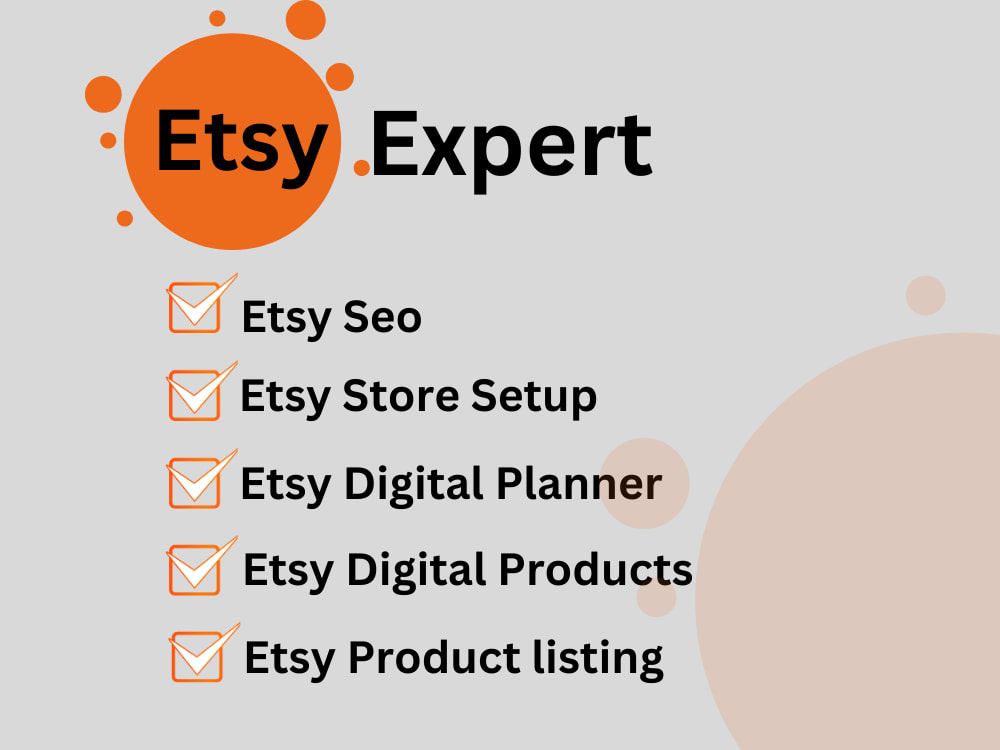 Etsy Shop Setup Service | Branding, SEO, Banner Design, Product Listings in Riyadh