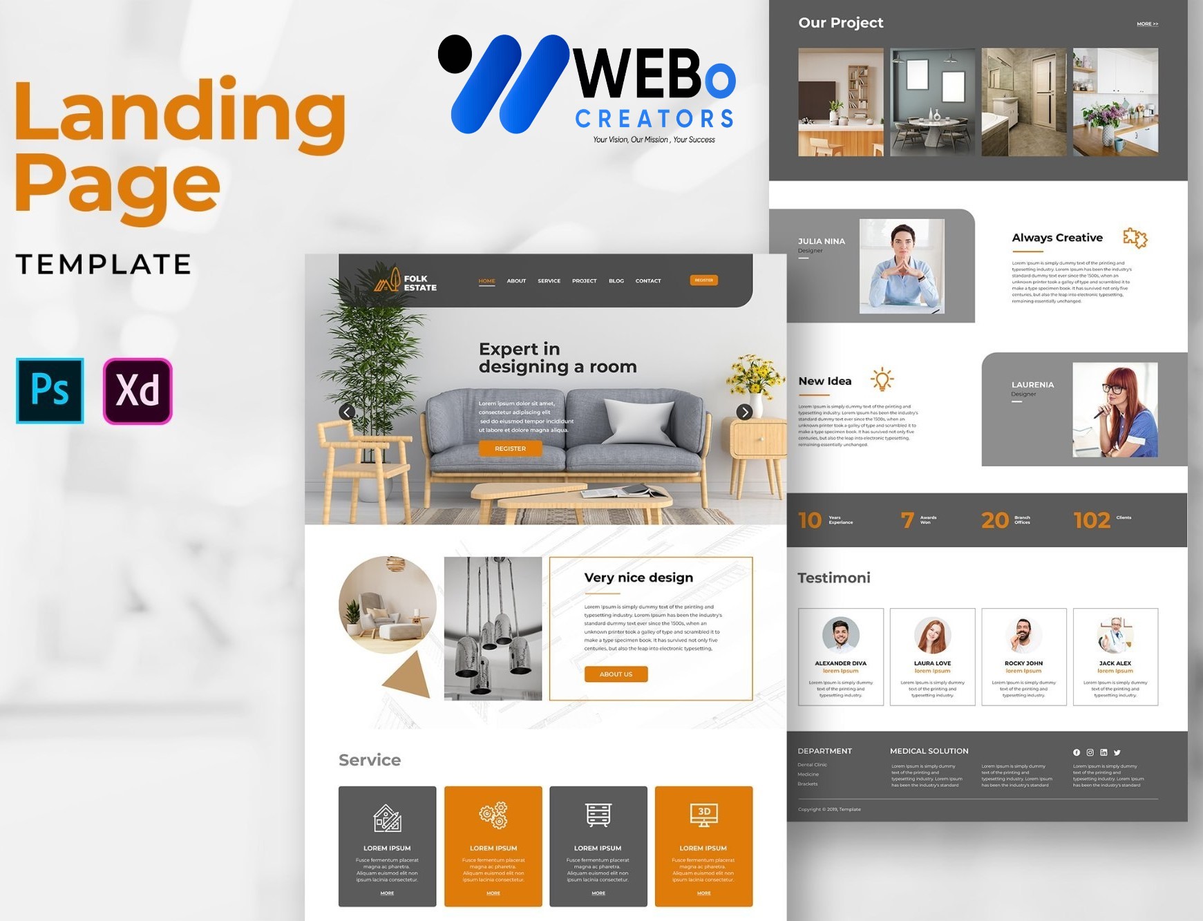 Creative Landing Page Designs, Themes, Graphic Elements for Riyadh Businesses 2026