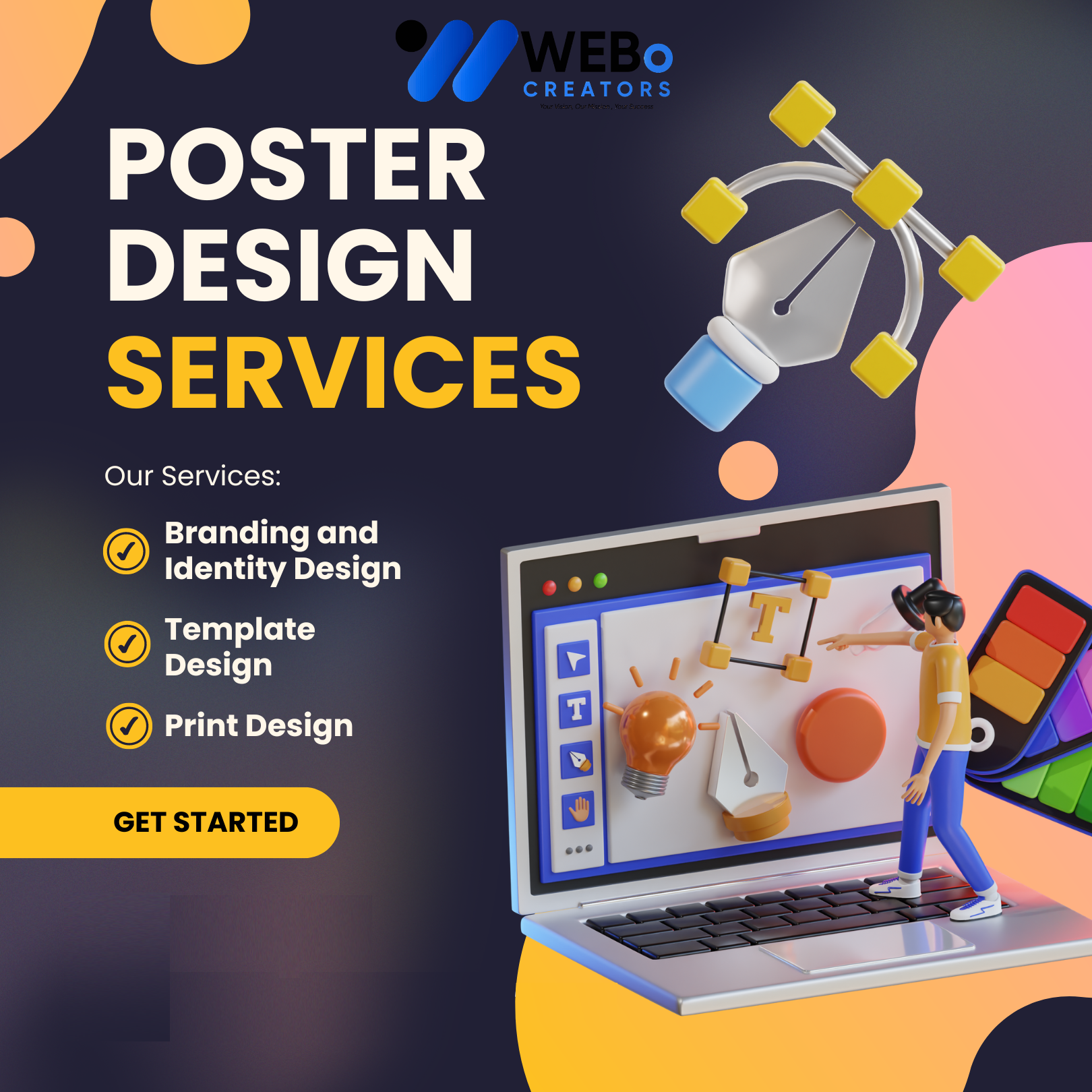 Poster Design Service | Get Powerful Advertising Poster in Riyadh for Business and Events